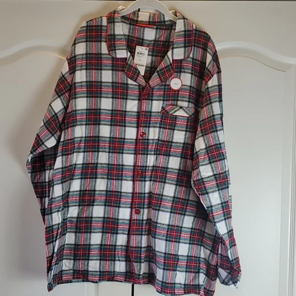 Men's plaid pajama set by Family PJs for Christmas in Stewart plaid pattern - Picture 2 of 9